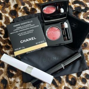 Brand New CHANEL Longwearing Eyeshadow Rouge Cosmos Lash Primer Black Mascara